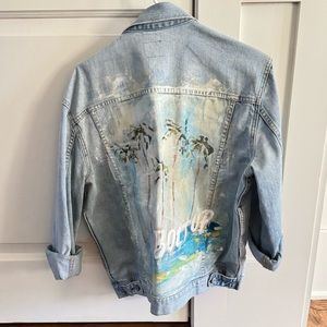 Custom LA Chargers Denim Jacket